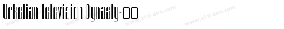 Urkelian Television Dynasty字体转换